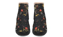 Fox Spirit Comfy Winter Boots -Rogue & Wolf Shop ComfyWinterBoots FoxSpiritComfyWinterBoots 173 82256 Comfywinterboots Blk STR4 NLB