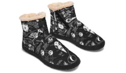 Raven Study Comfy Winter Boots -Rogue & Wolf Shop ComfyWinterBoots RavenStudyComfyWinterBoots 173 37909 Comfywinterboots Blk STR8 NLB