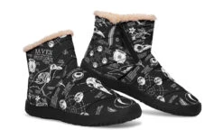 Raven Study Comfy Winter Boots -Rogue & Wolf Shop ComfyWinterBoots RavenStudyComfyWinterBoots 173 37909 Comfywinterboots Blk STR9 NLB