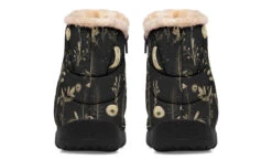Twilight Garden Comfy Winter Boots -Rogue & Wolf Shop ComfyWinterBoots TwilightGardenComfyWinterBoots 173 37924 Comfywinterboots Blk STR5 NLB