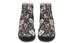 Vintage Peonies Comfy Winter Boots -Rogue & Wolf Shop ComfyWinterBoots VintagePeoniesComfyWinterBoots 173 37918 Comfywinterboots Blk STR4 NLB