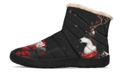 Yule Antlers Comfy Winter Boots