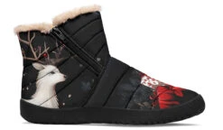 Yule Antlers Comfy Winter Boots -Rogue & Wolf Shop ComfyWinterBoots YuleAntlersComfyWinterBoots 173 82254 Comfywinterboots Blk STR3 NLB