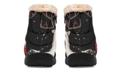 Yule Antlers Comfy Winter Boots -Rogue & Wolf Shop ComfyWinterBoots YuleAntlersComfyWinterBoots 173 82254 Comfywinterboots Blk STR5 NLB