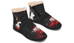 Yule Antlers Comfy Winter Boots -Rogue & Wolf Shop ComfyWinterBoots YuleAntlersComfyWinterBoots 173 82254 Comfywinterboots Blk STR8 NLB
