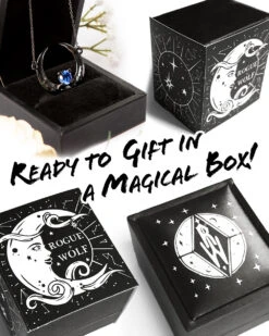 Eclipse Black Silver Necklace 22 Eclipse Black Silver Necklace -Rogue & Wolf Shop Composite01 Box4x5 14