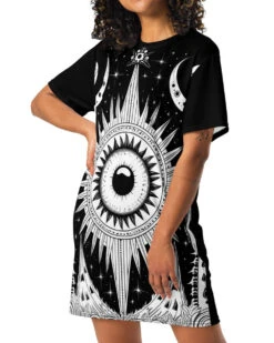 The Cosmos Awakens Tee Dress -Rogue & Wolf Shop Cosmos Product 04