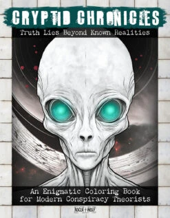 Cryptid Chronicles: An Enigmatic Coloring Book For Modern Conspiracy Theorists