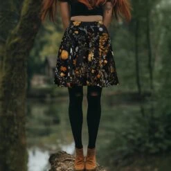 Emberblossom Skater Skirt