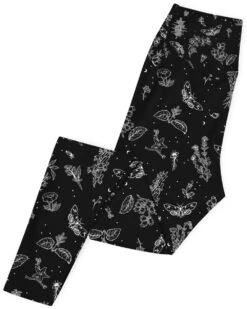 Nightshade Yoga Leggings -Rogue & Wolf Shop FloralLeggings 03