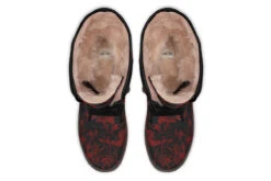 Blood Rose Romance Fold Over Winter Boots -Rogue & Wolf Shop FoldOverWinterBoots BloodRoseRomanceFoldOverWinterBoots 173 36626 Polarvibeboots CW STR11 RAW