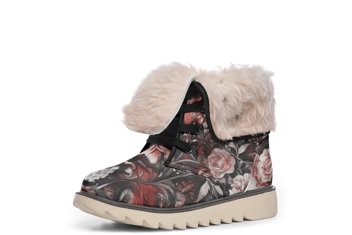 Crimson Wolf Fold Over Winter Boots 13 Crimson Wolf Fold Over Winter Boots - Image 11