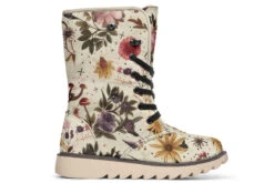 Enchanted Blossoms Fold Over Winter Boots -Rogue & Wolf Shop FoldOverWinterBoots EnchantedBlossomFoldOverWinterBoots 173 36660 Polarboots CW STR5 NLB