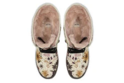 Enchanted Blossoms Fold Over Winter Boots -Rogue & Wolf Shop FoldOverWinterBoots EnchantedBlossomFoldOverWinterBoots 173 36660 Polarvibeboots CW STR11 RAW