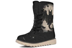 Moonlit Bat Fold Over Winter Boots -Rogue & Wolf Shop FoldOverWinterBoots MoonlitBatFoldOverWinterBoots 173 79211 Polarboots CW STR3 NLB