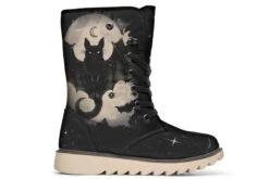 Moonlit Bat Fold Over Winter Boots -Rogue & Wolf Shop FoldOverWinterBoots MoonlitBatFoldOverWinterBoots 173 79211 Polarboots CW STR5 NLB
