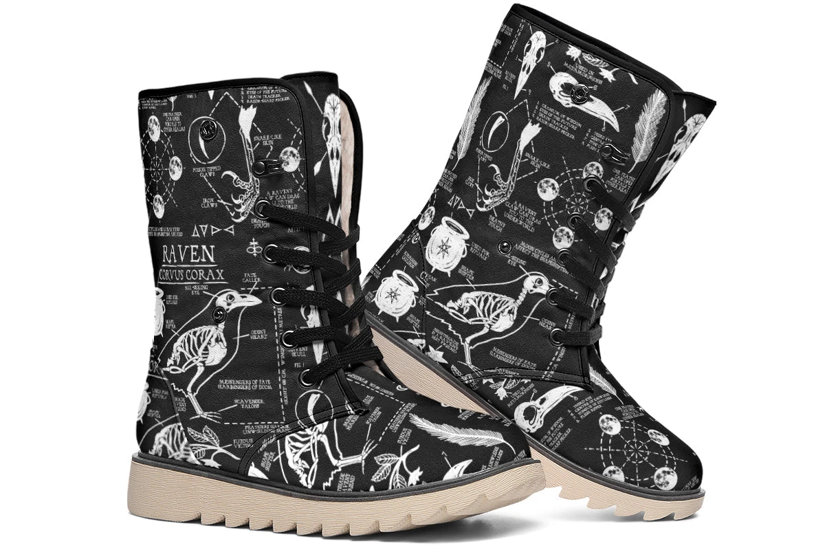 Raven Study Fold Over Winter Boots 10 Raven Study Fold Over Winter Boots - Image 8