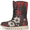 Twilight Cat Fold Over Winter Boots -Rogue & Wolf Shop FoldOverWinterBoots TwilightcatFoldOverWinterBoots 173 79229 Polarboots CW STR1 NLB