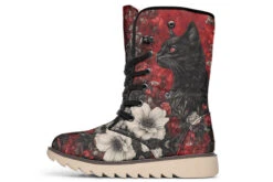 Twilight Cat Fold Over Winter Boots