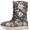 Vintage Peonies Fold Over Winter Boots -Rogue & Wolf Shop FoldOverWinterBoots VintagePeoniesFoldOverWinterBoots 173 36676 Polarboots CW STR1 NLB