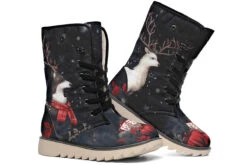 Yule Antlers Fold Over Winter Boots -Rogue & Wolf Shop FoldOverWinterBoots YuleAntlersFoldOverWinterBoots 173 79240 Polarboots CW STR13 NLB