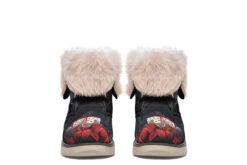Yule Antlers Fold Over Winter Boots -Rogue & Wolf Shop FoldOverWinterBoots YuleAntlersFoldOverWinterBoots 173 79240 Polarboots CW STR8 NLB