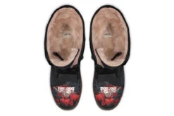 Yule Antlers Fold Over Winter Boots -Rogue & Wolf Shop FoldOverWinterBoots YuleAntlersFoldOverWinterBoots 173 79240 Polarvibeboots CW STR11 RAW