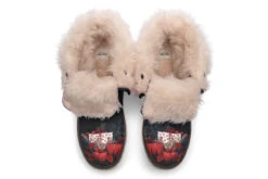 Yule Antlers Fold Over Winter Boots -Rogue & Wolf Shop FoldOverWinterBoots YuleAntlersFoldOverWinterBoots 173 79240 Polarvibeboots CW STR12 RAW