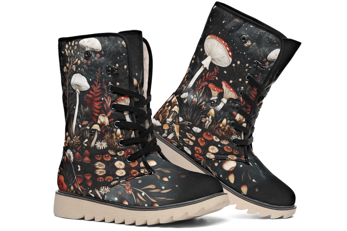 Faery Fungi Fold Over Winter Boots 9 Faery Fungi Fold Over Winter Boots - Image 7