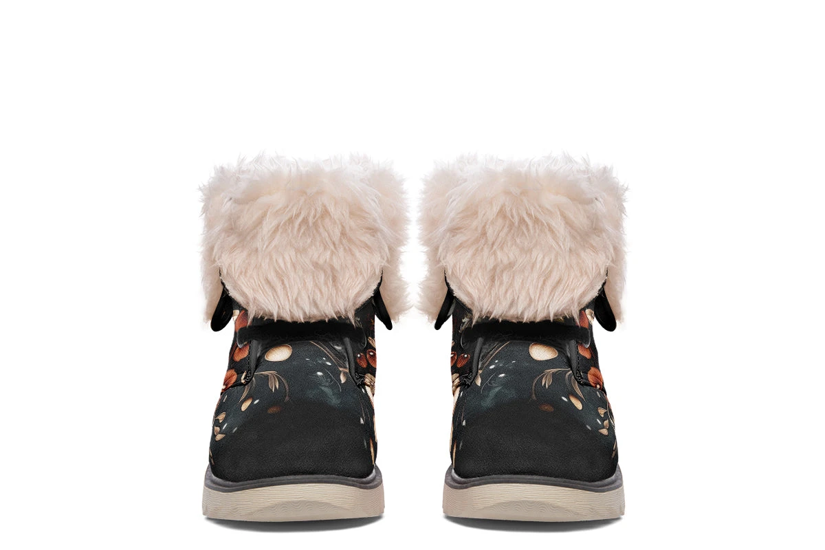 Faery Fungi Fold Over Winter Boots 14 Faery Fungi Fold Over Winter Boots - Image 12