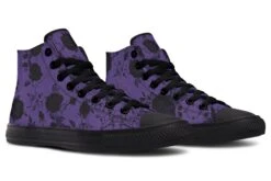 Amethyst Rose Romance High Tops -Rogue & Wolf Shop HighTops AmethystRoseRomanceHighTops 173 56930 Hightops RAW Blk STR4 NLB