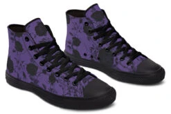 Amethyst Rose Romance High Tops -Rogue & Wolf Shop HighTops AmethystRoseRomanceHighTops 173 56930 Hightops RAW Blk STR5 NLB