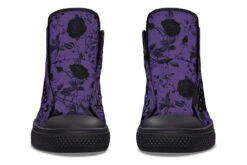 Amethyst Rose Romance High Tops -Rogue & Wolf Shop HighTops AmethystRoseRomanceHighTops 173 56930 Hightops RAW Blk STR7 NLB