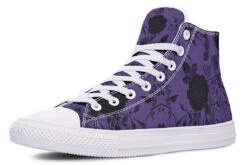 Amethyst Rose Romance High Tops -Rogue & Wolf Shop HighTops AmethystRoseRomanceHighTops 173 56930 Hightops RAW WT STR1 NLB