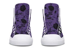 Amethyst Rose Romance High Tops -Rogue & Wolf Shop HighTops AmethystRoseRomanceHighTops 173 56930 Hightops RAW WT STR7 NLB