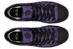 Amethyst Rose Romance High Tops -Rogue & Wolf Shop HighTops AmethystRoseRomanceHighTops 173 56930 hightops RAW Blk STR9