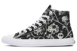 Black Baroque High Tops -Rogue & Wolf Shop HighTops BlackBaroqueHighTops 173 55915 Hightop RAW WT STR2