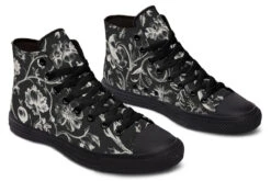 Black Baroque High Tops -Rogue & Wolf Shop HighTops BlackBaroqueHighTops 173 55915 Hightops RAW Blk STR5 NLB
