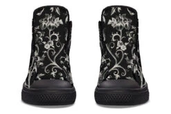 Black Baroque High Tops -Rogue & Wolf Shop HighTops BlackBaroqueHighTops 173 55915 Hightops RAW Blk STR7 NLB
