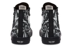 Black Lunaria High Tops -Rogue & Wolf Shop HighTops BlackLunariaHighTops 173 50203 Hightop RAW Blk STR8