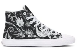 Black Lunaria High Tops -Rogue & Wolf Shop HighTops BlackLunariaHighTops 173 50203 Hightop RAW WT STR3