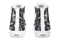 Black Lunaria High Tops -Rogue & Wolf Shop HighTops BlackLunariaHighTops 173 50203 Hightop RAW WT STR8