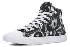 Black Lunaria High Tops -Rogue & Wolf Shop HighTops BlackLunariaHighTops 173 50203 Hightops RAW WT STR1 NLB