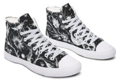 Black Lunaria High Tops -Rogue & Wolf Shop HighTops BlackLunariaHighTops 173 50203 Hightops RAW WT STR5 NLB