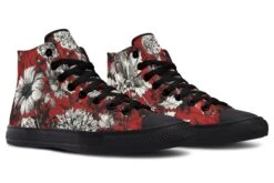 Bloodflower High Tops -Rogue & Wolf Shop HighTops BloodflowerHighTops 173 56941 Hightops RAW Blk STR4 NLB