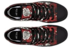 Bloodflower High Tops -Rogue & Wolf Shop HighTops BloodflowerHighTops 173 56941 hightops RAW Blk STR9