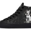 Cosmic Sphynx Cat High Tops -Rogue & Wolf Shop HighTops CosmicSphynxCatHighTops 173 23515 Hightop RAW Blk STR2