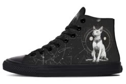Cosmic Sphynx Cat High Tops