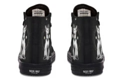 Cosmic Sphynx Cat High Tops -Rogue & Wolf Shop HighTops CosmicSphynxCatHighTops 173 23515 Hightop RAW Blk STR8