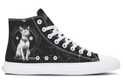 Cosmic Sphynx Cat High Tops -Rogue & Wolf Shop HighTops CosmicSphynxCatHighTops 173 23515 Hightop RAW WT STR3